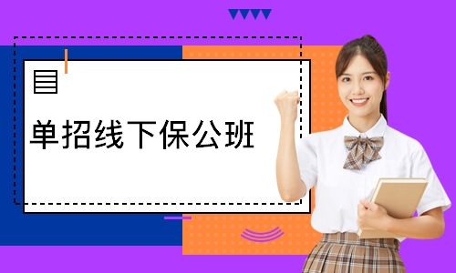 單招線下保公班