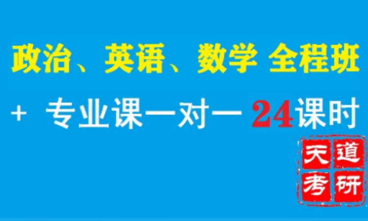 政英数+专业课一对一24课时