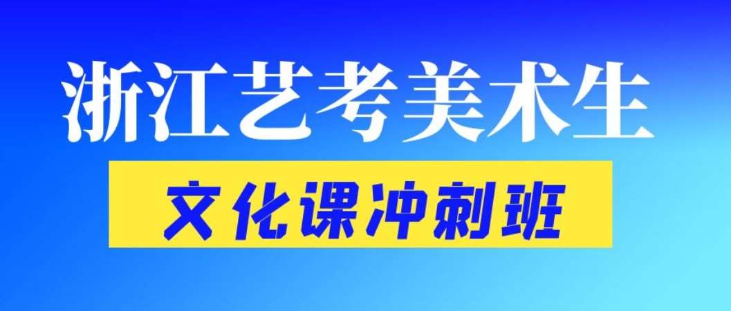 杭州社會浙江藝考生文化課突擊訓練班