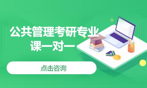 公共管理考研專業課一對一 