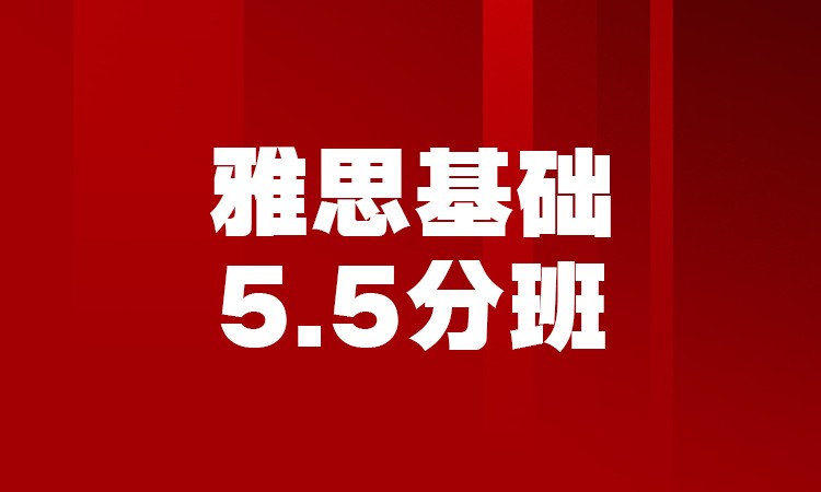 石家莊雅思基礎5.5分班