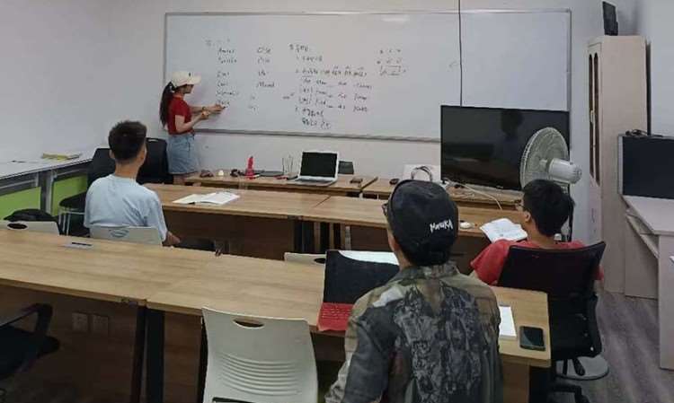 上课