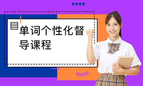 单词个性化督导课程