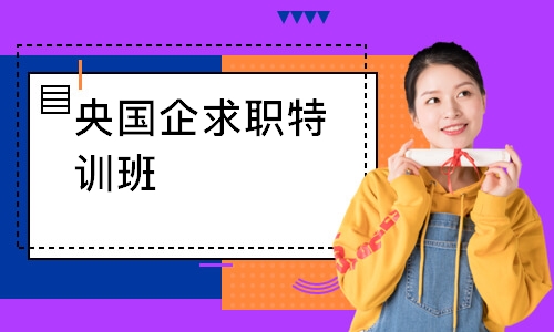 央国企求职特训班