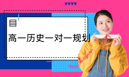  高一历史一对一规划