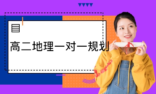  高二地理一对一规划