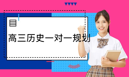  高三历史一对一规划