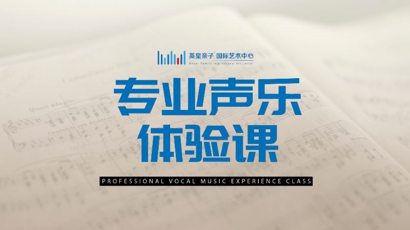 专业声乐体验课