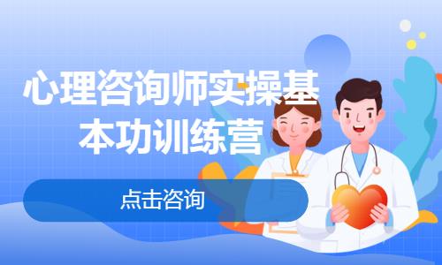 心理咨询师实操基本功训练营