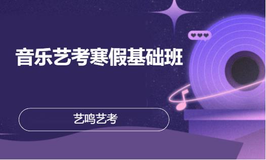 音乐艺考寒假基础班