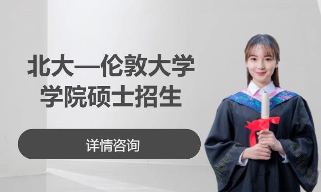 北大—伦敦大学学院硕士招生