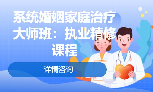 系统婚姻家庭治疗大师班：执业精修课程