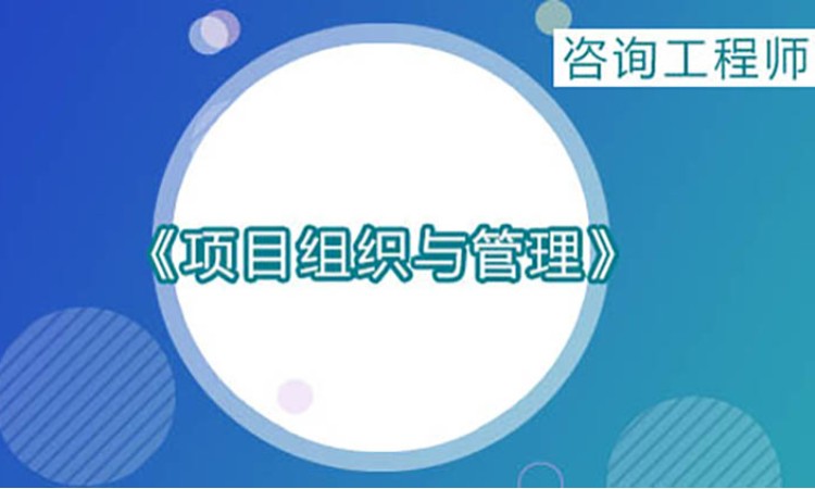 2025咨询工程师《工程项目组织与管理》