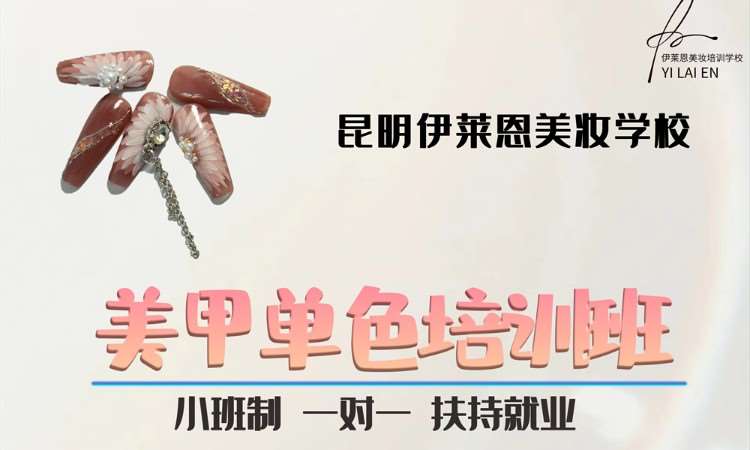 美甲单色培训