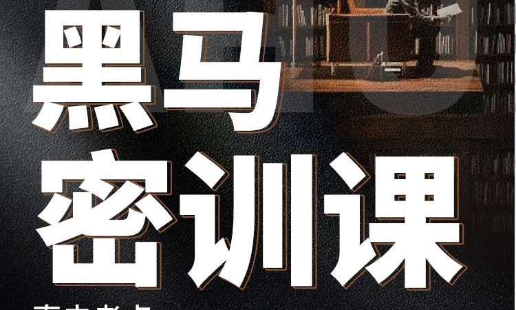 黑马密训课