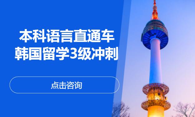 本科语言直通车——韩国留学3级冲刺