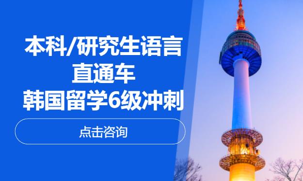 本科/研究生语言直通车—韩国留学6级冲刺