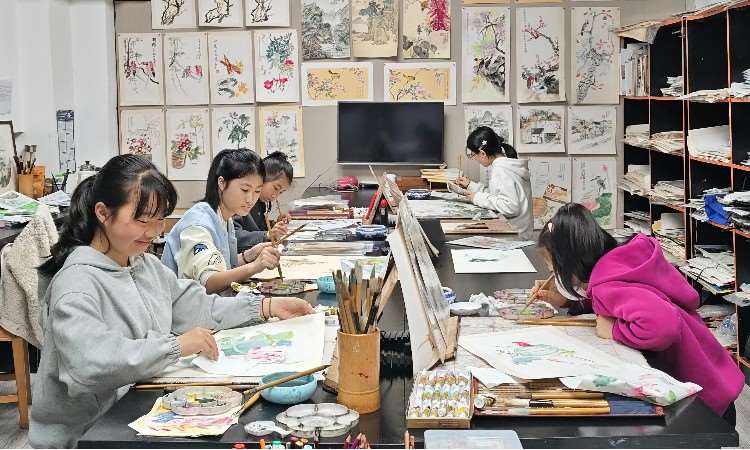 学生上课