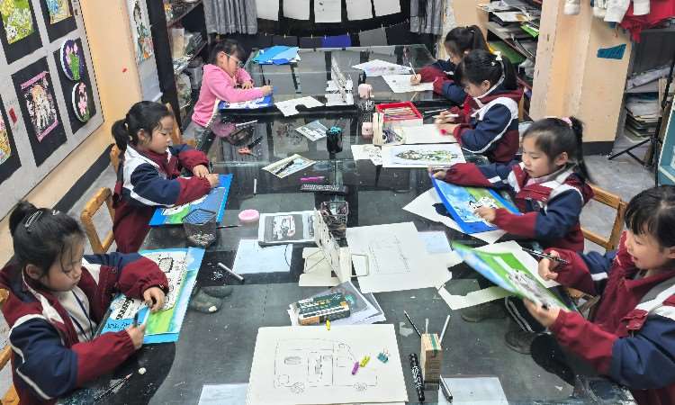 学生上课