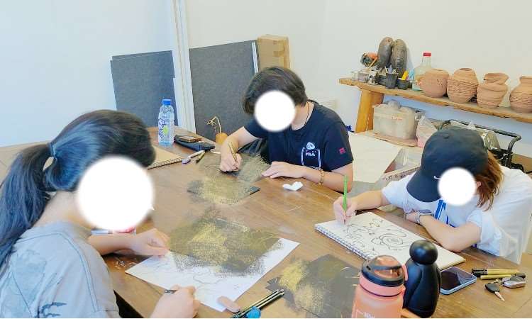 漆艺上课照片
