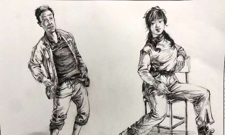 学生的画