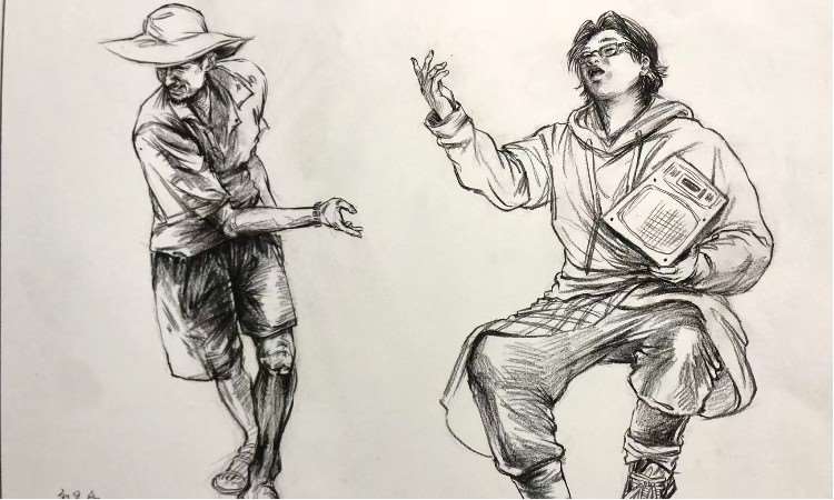 学生的画