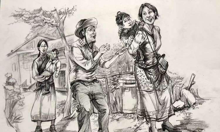 学生的画