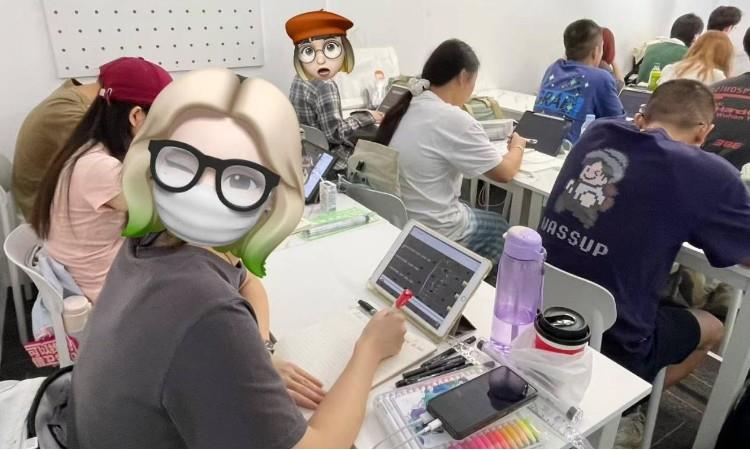 上课照片